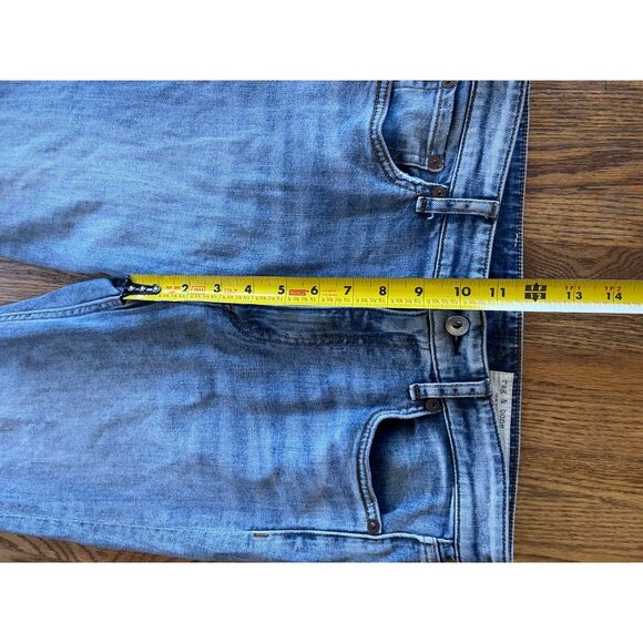 Rag & Bone New York Blue Nina High Rise Ankle Flare Denim Jeans Women's Size 28 - Picture 10 of 12